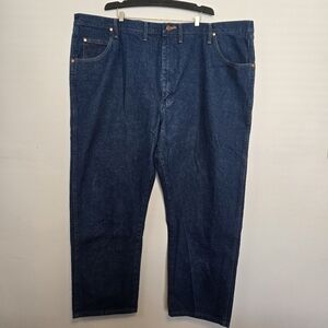 Wrangler Men's Deep Blue Cowboy Cut Jeans 48×30